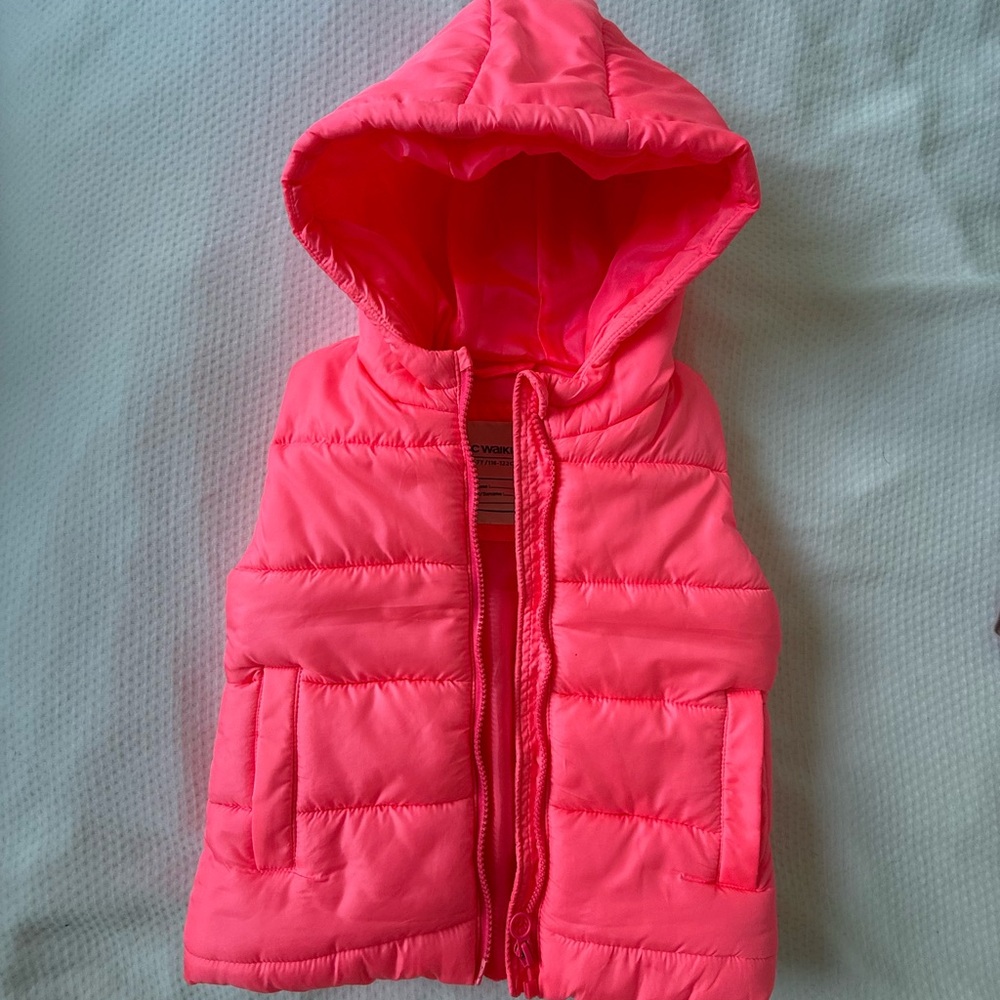 Pink kids vest 6-7 years old